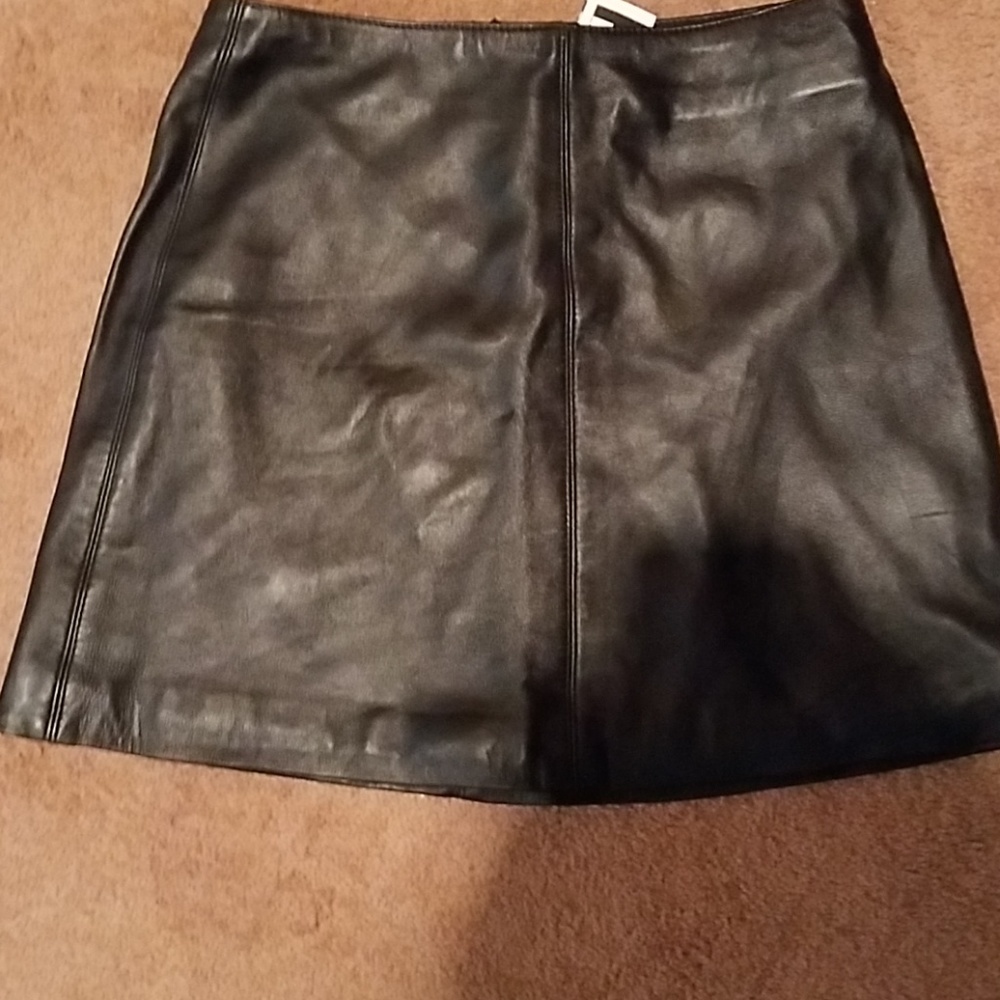 Rampage Leather Skirt New